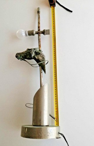 Ancien pied lampe - ancien, décor