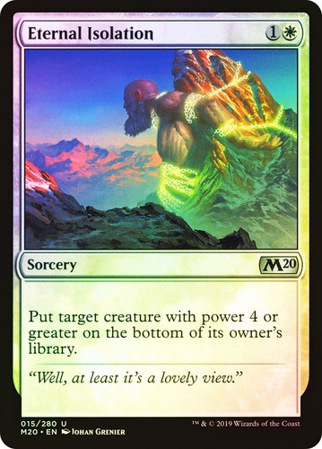 Mtg foil eternal - isolation,