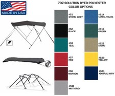 7.6oz BOAT BIMINI TOP 3 BOW