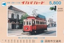 Carte JAPON - TRAMWAY - TRAM -