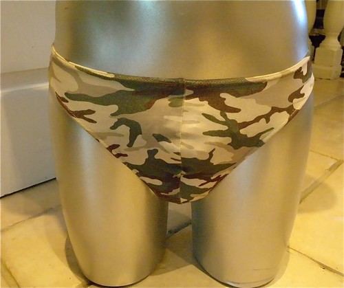 String armée camouflage - string,