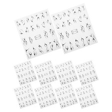  10 Pcs Stickers Ongles