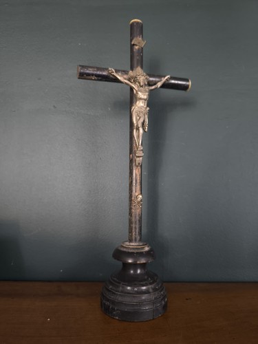 Ancien crucifix table en - ancien,