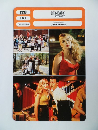 Carte fiche cinema - carte, cry