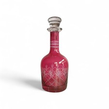 Ancienne carafe en verre