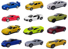 Lot de 12 voitures Miniatures Porsche McLaren BMW Honda 1/64 7cm Jouet WELS03