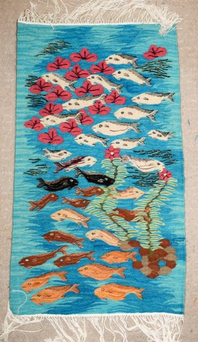 Tapisserie murale poissons - , et