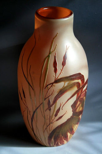 Grand vase ancien verre - en,