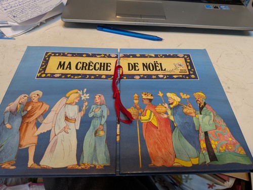 Crèche noël livre - crèche,