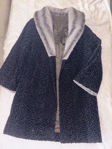 Manteau astrakan vintage 40 - astrakan,