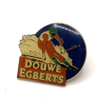 ✅Vintage Pin's Douwe Egberts - Sport - Skiing Coffee - Olympic Games Olympic Games