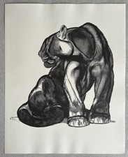 Paul JOUVE Gravure Animalière