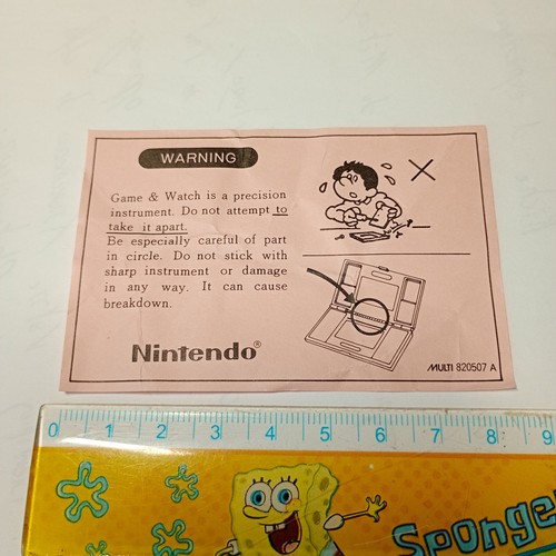 Nintendo game and watch - game,
