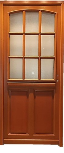 Porte entrée bois vitrée - d'entrée,