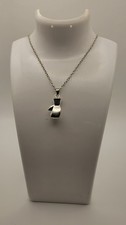 COLLIER GANT DE BOXE ARGENTE 