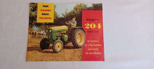 Publicité papier tracteur - papier,
