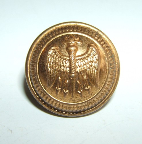 Bouton doré etat - major,