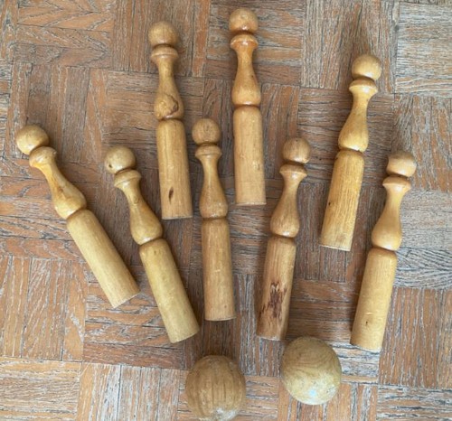 Jouet ancien jeu quilles - jouet, de