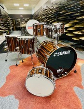 Sonor 150E Anniversaire AQ2 Shellset "Ébène Brillant" 10/12/14/16/22" + SD