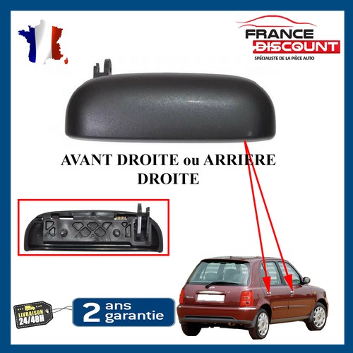 Poignée avant droite - avant,