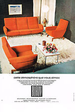 ADVERTISING 1964 BUREOV seats armchairs sofas