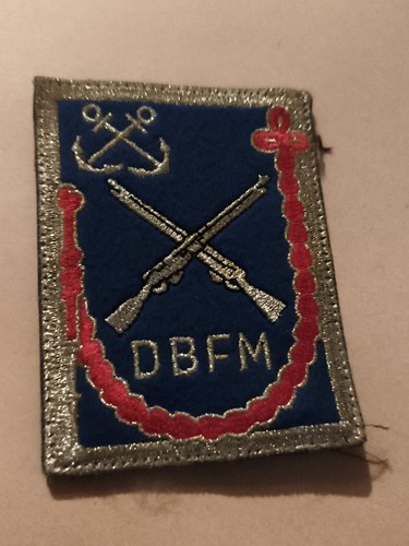 écusson ancien dbfm - dbfm, brodé
