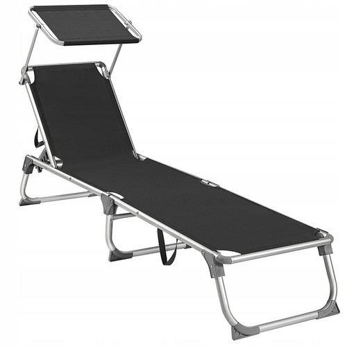 Chaise longue pliante - , avec