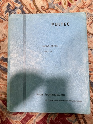 Pultec eqp manual - pultec, eqp-1a