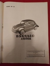 REVUE TECHNIQUE PANHARD DYNA