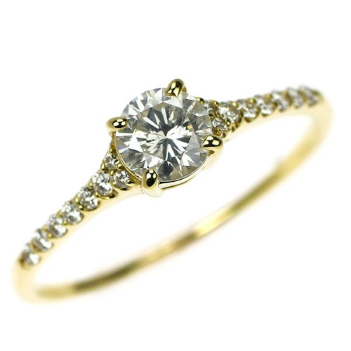 Bague diamant k18yg - diamant, ct