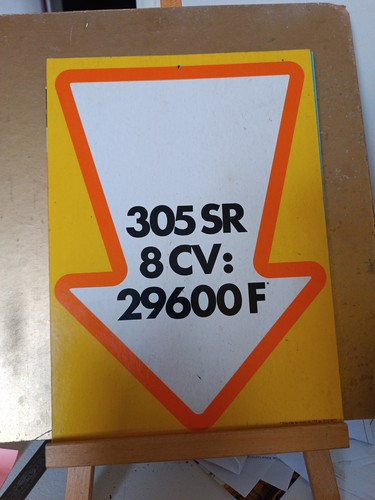 Fiche produit peugeot 305 - produit,