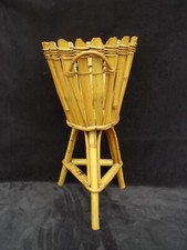 ancien porte pot en bambou