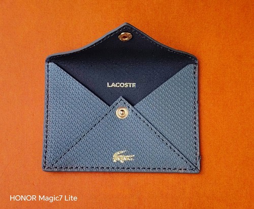 Porte carte lacoste cuir - porte,