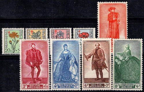 Belgique 1949 854 862 - mi., neuf