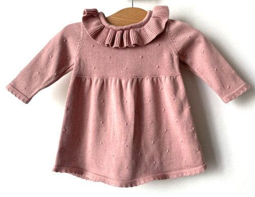Joli robe vieux rose - rose, 100%