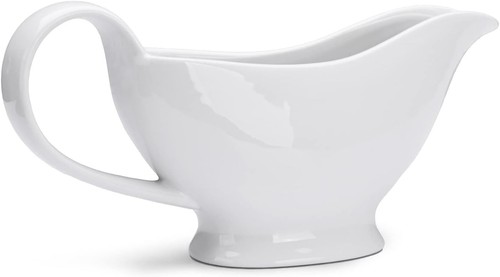 Saucière blanche porcelaine - saucière,