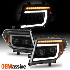 For 05-08 Frontier Pathfinder Halogen Projector Headlights w/ Sequential Signal