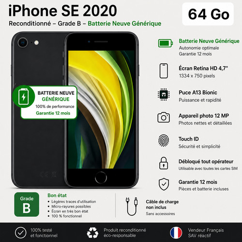 Grade neuve apple - bt,