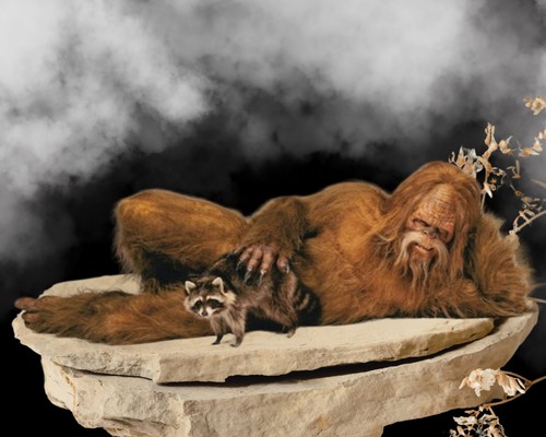 Sasquatch wall art - &, at