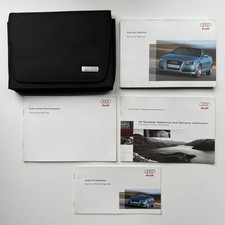 AUDI A3 CABRIOLET 2008-2013 OWNERS HANDBOOK MANUAL & WALLET 2009
