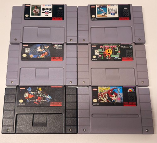 Snes game lot - 6,
