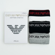 Men's Emporio Armani 3-Pack Underwear – Shorts Boxer Trunks