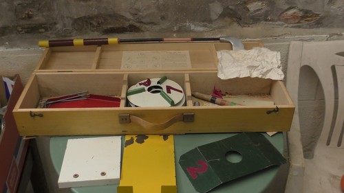 Jeu ancien bois croquet - jeu, "croquet