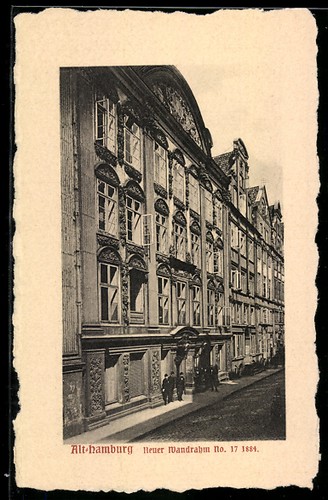 Carte postale vieux hambourg - carte, vieux-hambourg