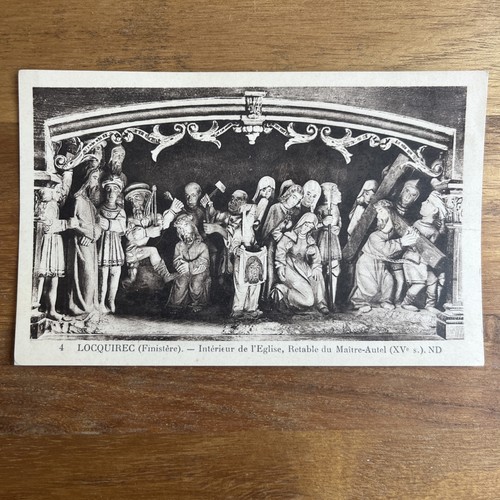 Postcard cpa locquirec - -,