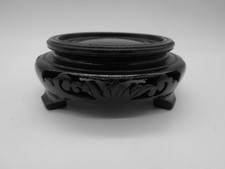 4 )  SOCLE EN BOIS POUR VASE