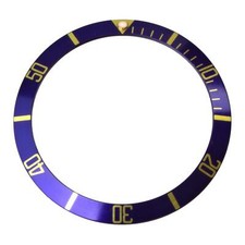 Incrustation bleu/or "Clint