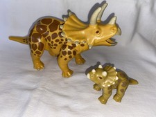 Playmobil Tricératops Et Son Bébé Dinosaure Animaux