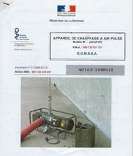 Chauffage air pulsé Canon air