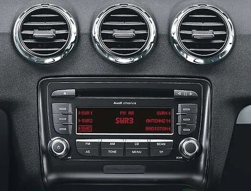 Audi car radio - car, chorus
